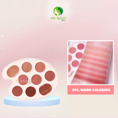 Bảng Son Và Má Hồng Kem 9 Ô Dasique Mood Painting Lip & Cheek 6g