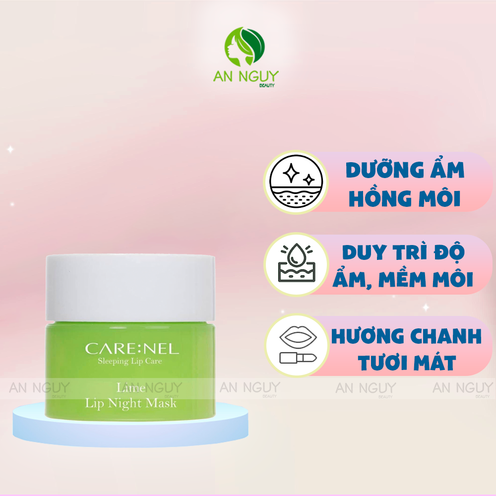Mặt Nạ Ngủ Môi Care:Nel Lip Night Mask Dưỡng Môi Mềm Mịn 5g
