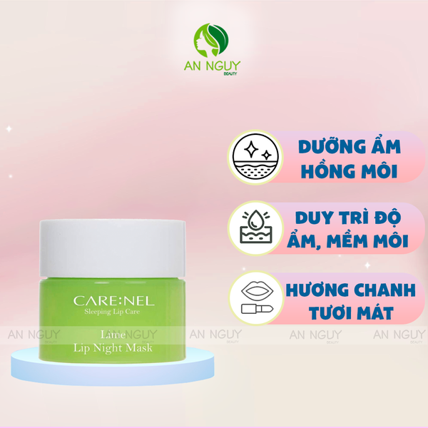 Mặt Nạ Ngủ Môi Care:Nel Lip Night Mask Dưỡng Môi Mềm Mịn 5g