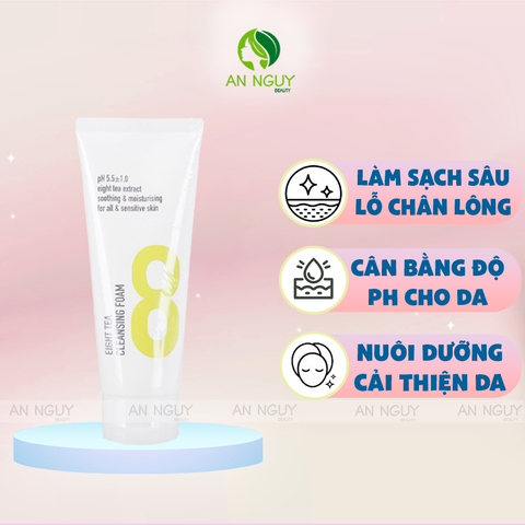 Sữa Rửa Mặt 8 Loại Trà BOM Eight Tea Cleansing Foam 150ml