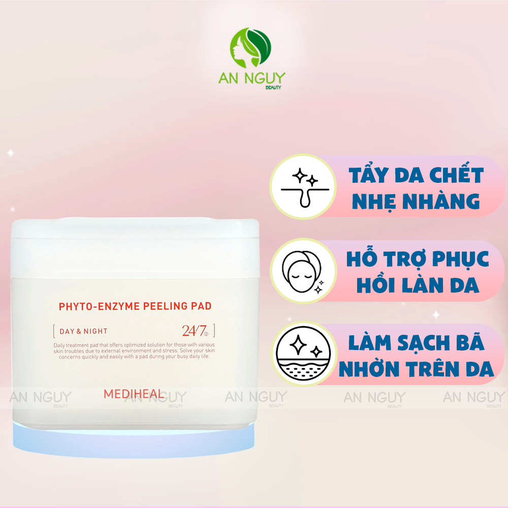 Nước Hoa Hồng Dạng Miếng Mediheal Toner Pad