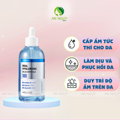Tinh Chất Cấp Nước Wellage Real Hyaluronic Blue Ampoule 75ml