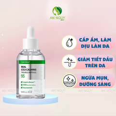 Tinh Chất Wellage Real Cica Calming 95 Trouble Ampoule Làm Dịu Da 50ml