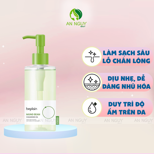 Dầu Tẩy Trang Beplain Mung Bean Cleansing Oil 200ml
