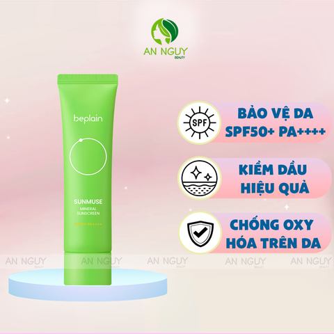 Kem Chống Nắng Beplain Sunmuse Sunscreen SPF50+ PA++++ 50ml