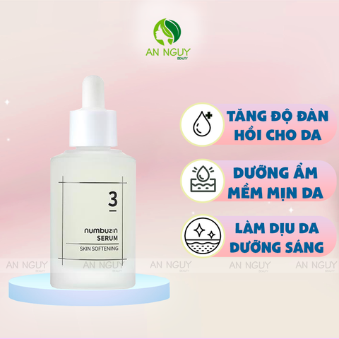 Tinh Chất Numbuzin No.3 Skin Softening Serum Dưỡng Ẩm, Ngăn Lão Hóa 50ml