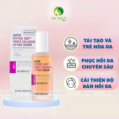 Tinh Chất Sur.Medic Super Peptide 100TM Triple Collagen Lifting Serum Phục Hồi Da
