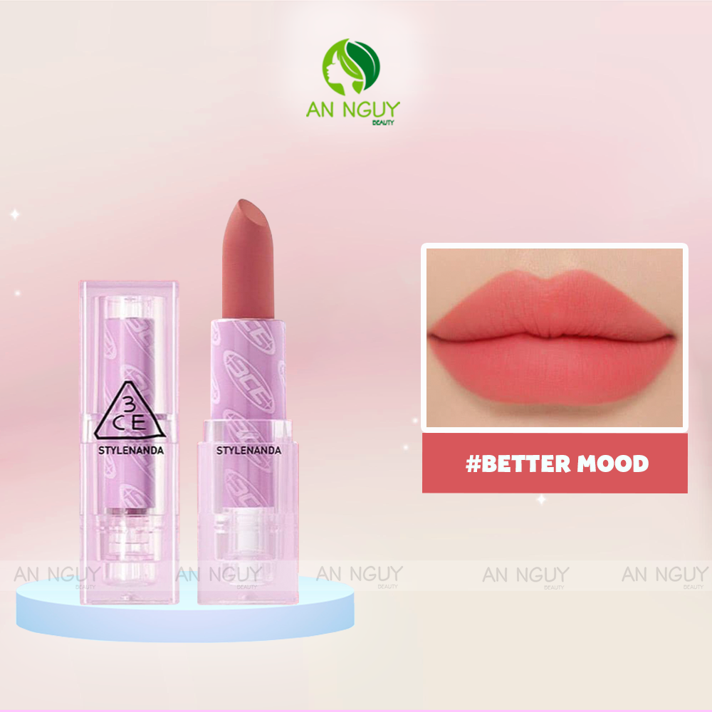 Son Thỏi 3CE Soft Matte Lipstick (Phiên Bản Pure Pairing) 3.5gr