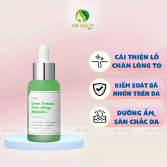 Tinh Chất Cà Chua Xanh Sungboon Editor Green Tomato Pore Lifting Ampoule+ Hỗ Trợ Thu Nhỏ Lỗ Chân Lông