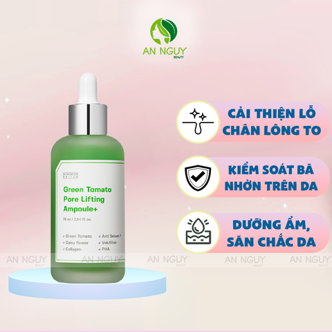 Tinh Chất Cà Chua Xanh Sungboon Editor Green Tomato Pore Lifting Ampoule+ Hỗ Trợ Thu Nhỏ Lỗ Chân Lông