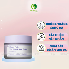 Kem Dưỡng Trắng Sungboon Editor Meoru Podo Vita C Dark Spot Cream Cải Thiện Nếp Nhăn 50ml