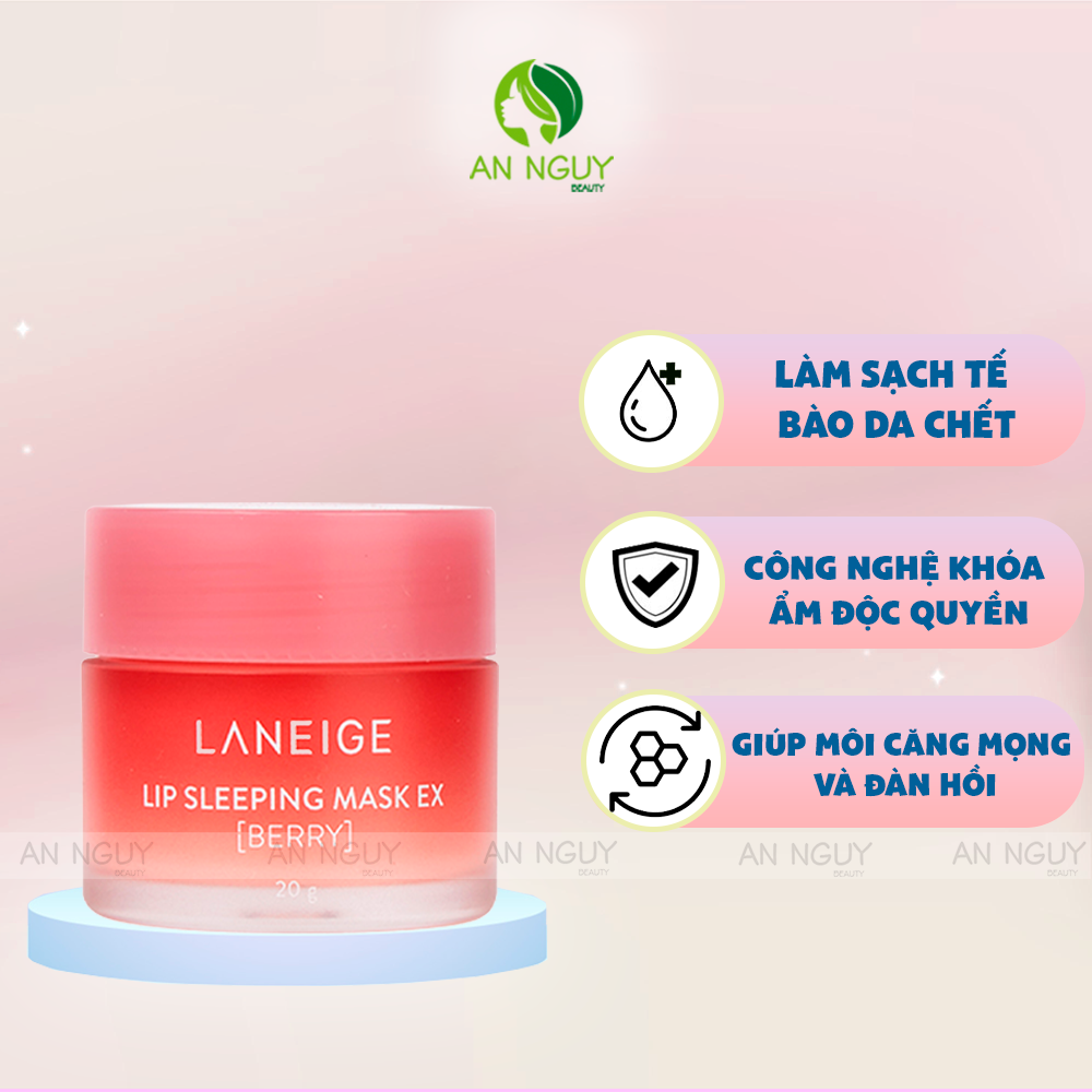 Mặt Nạ Ngủ Môi Laneige Lip Sleeping Mask Dưỡng Ẩm, Hỗ Trợ Giảm Thâm Môi