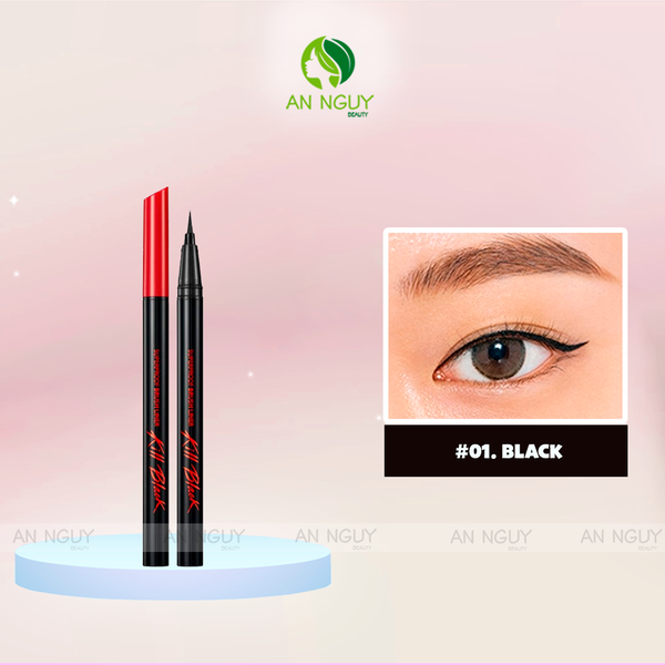 Bút Kẻ Mắt Nước Chống Trôi Clio Superproof Brush Liner 0.55ml