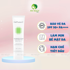 Kem Chống Nắng Cell Fusion C Advanced Clear Sunscreen 100 SPF50+ PA++++ Kiềm Dầu 50ml