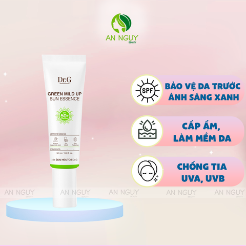 Kem Chống Nắng Dr.G Green Mild Up Sun Essence Dưỡng Ẩm, Làm Mềm Da