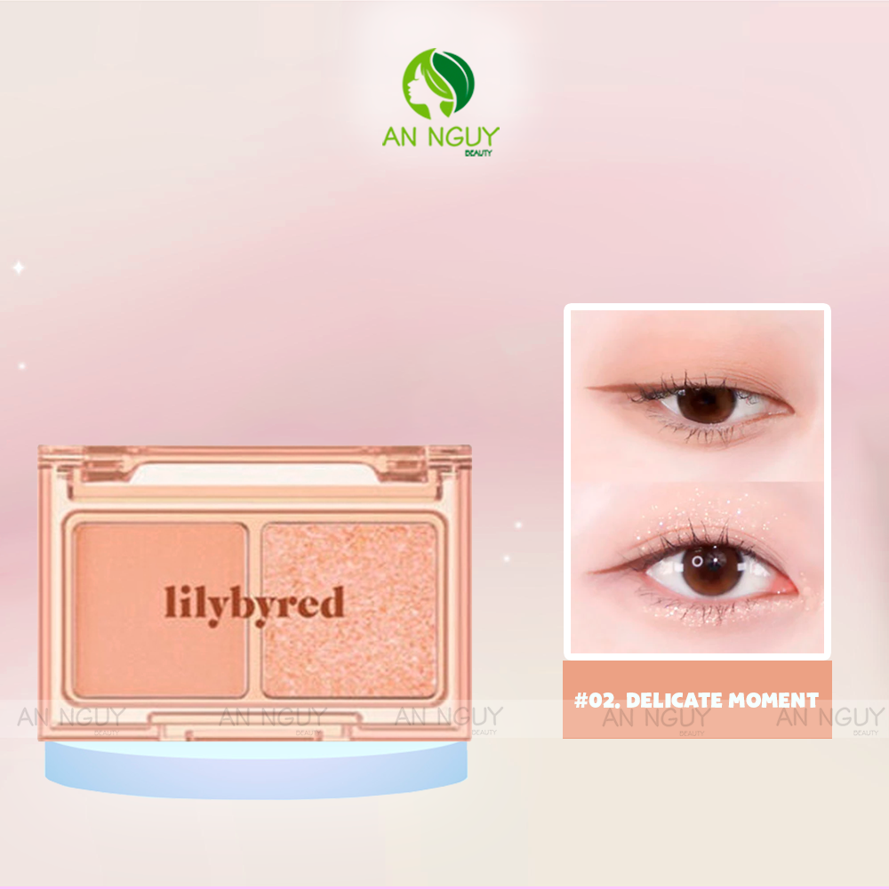 Phấn Mắt 2 Ô Lilybyred Little Bitty Moment Shadow 1.6gr