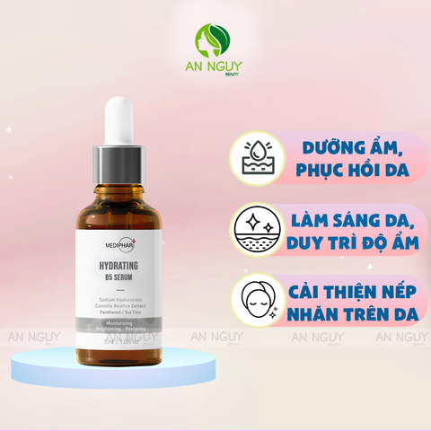 Tinh Chất Mediphar+ Hydrating B5 Serum Cấp Ẩm Phục Hồi Da 30ml