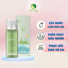 Xịt Khoáng Rau Má PrettySkin The Pure Jeju Cica 99 Mist Làm Dịu Da 100ml