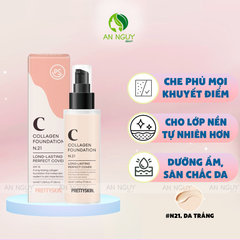 Kem Nền PrettySkin Collagen Foundation Lâu Trôi 100ml
