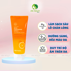 Sữa Rửa Mặt PrettySkin The Pure Jeju Tangerine Vita C Cleansing Foam 150ml