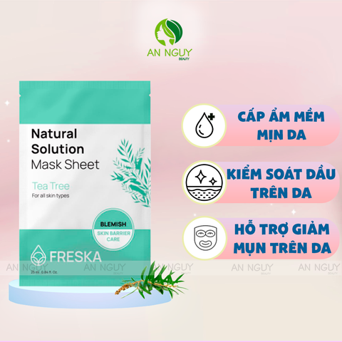 Mặt Nạ Dưỡng Da Freska Natural Solution Mask Sheet 25ml