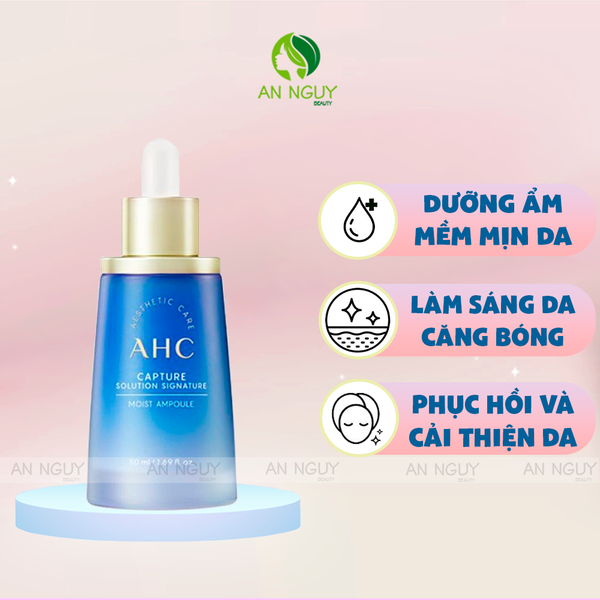 Tinh Chất AHC Capture Solution Signature Phục Hồi Và Cải Thiện Da 50ml (Mẫu Mới)