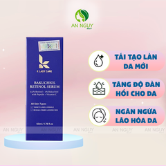Tinh Chất K Lady Care Bakuchiol Retinol Serum Dưỡng Trắng Phục Hồi Da 50ml
