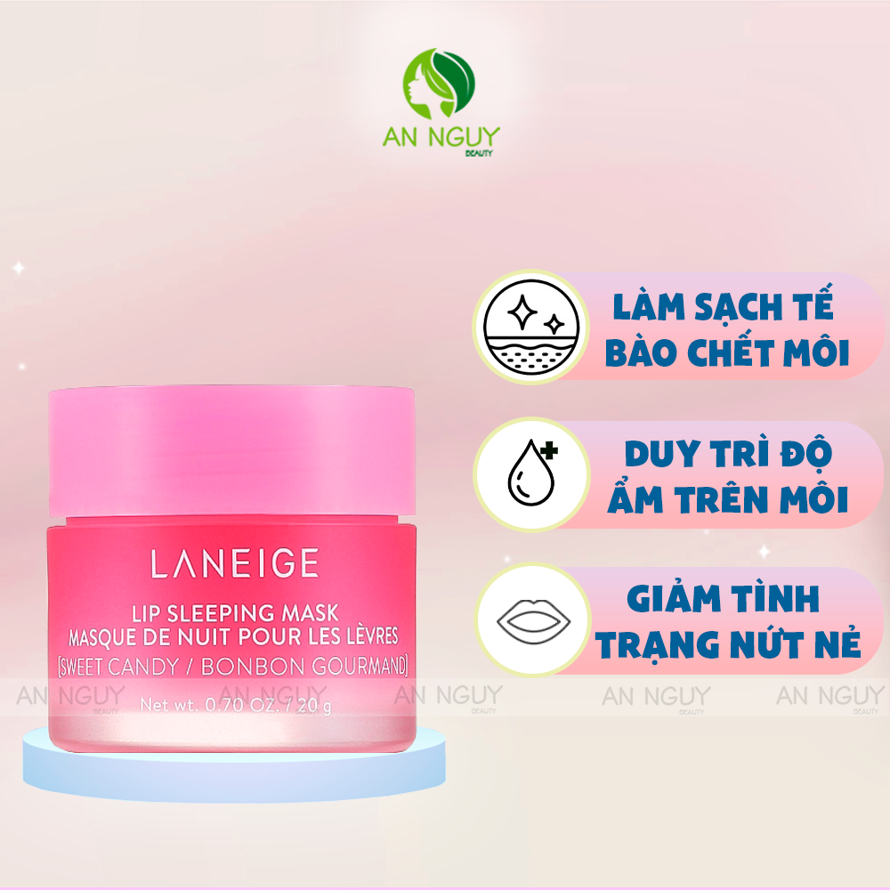 Mặt Nạ Ngủ Môi Laneige Lip Sleeping Mask Dưỡng Ẩm, Hỗ Trợ Giảm Thâm Môi