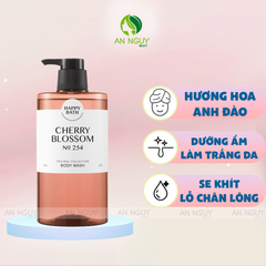 Sữa Tắm Happy Bath Cao Cấp Hương Nước Hoa Giữ Ẩm, Săn Chắc Da Mẫu Mới 910g