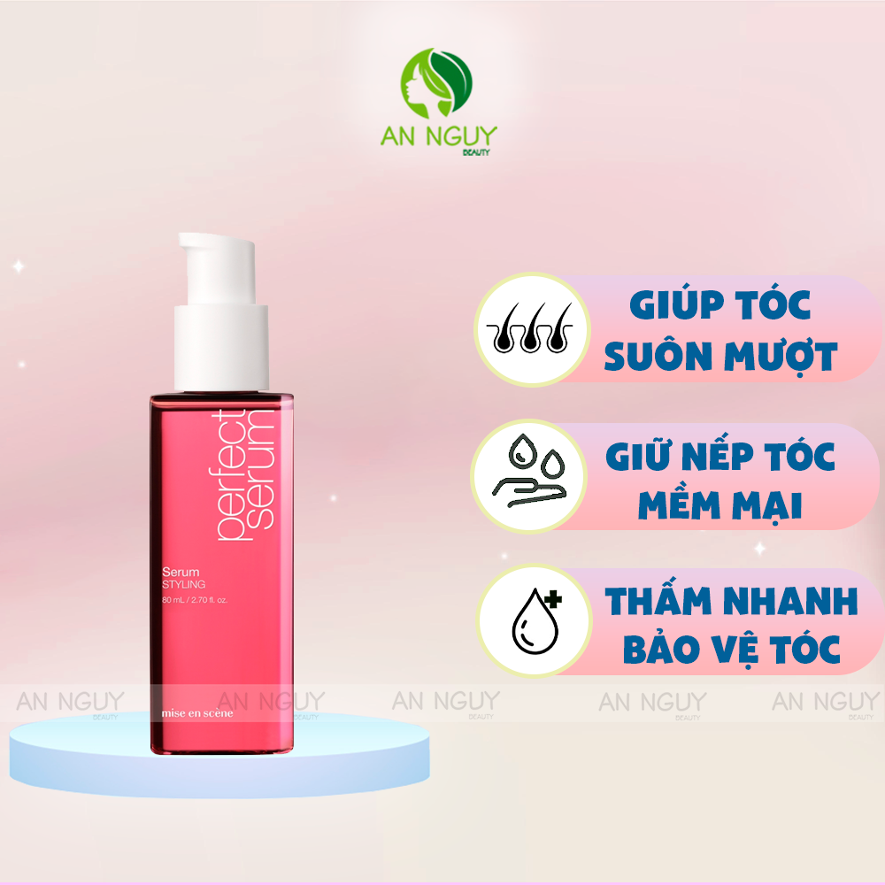 Tinh Chất Dưỡng Tóc Mise En Scene Perfect Serum Phục Hồi Tóc Hư Tổn 80ml
