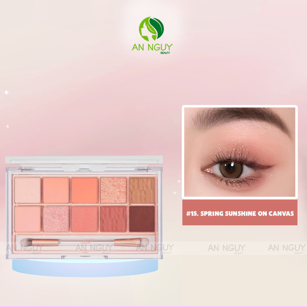 Phấn Mắt 10 Ô Clio Pro Eye Palette (Phiên Bản Vỏ Trong) 0.6gr x 10