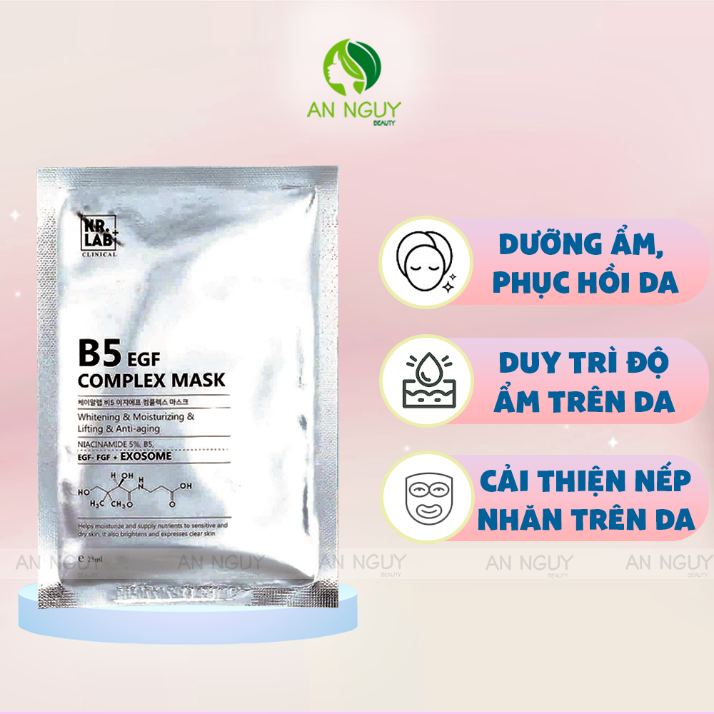 Mặt Nạ Kr.Lab+ B5 EGF Complex Mask Cấp Ẩm Phục Hồi 25ml