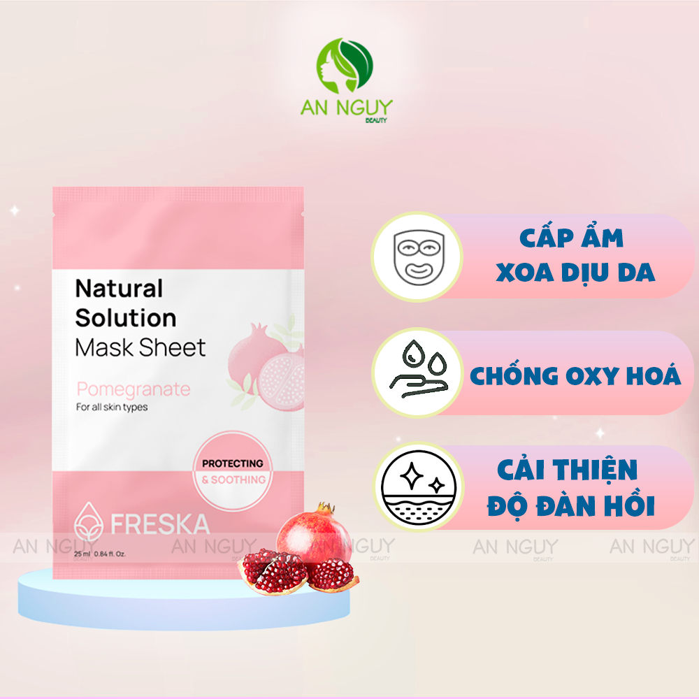 Mặt Nạ Dưỡng Da Freska Natural Solution Mask Sheet 25ml