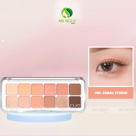 Bảng Phấn Mắt 12 Ô Clio Air Pro Eye Palette (0.6gx12)