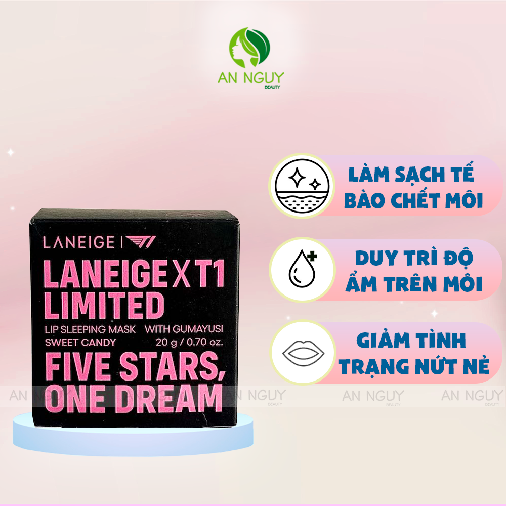 Mặt Nạ Ngủ Môi Laneige Lip Sleeping Mask Dưỡng Ẩm, Hỗ Trợ Giảm Thâm Môi