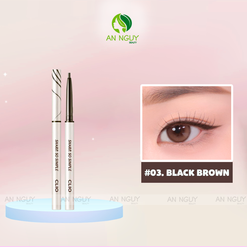 Bút Sáp Kẻ Mắt Clio Sharp, So Simple Waterproof Pencil Liner 0.14gr