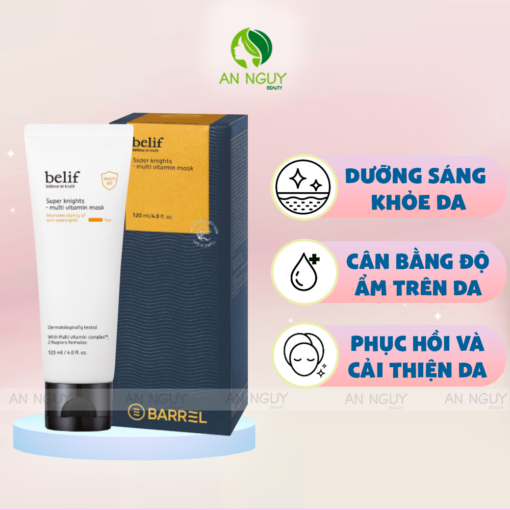 Mặt Nạ Ngủ Belif Super Knights - Multi Vitamin Mask Dưỡng Sáng Da