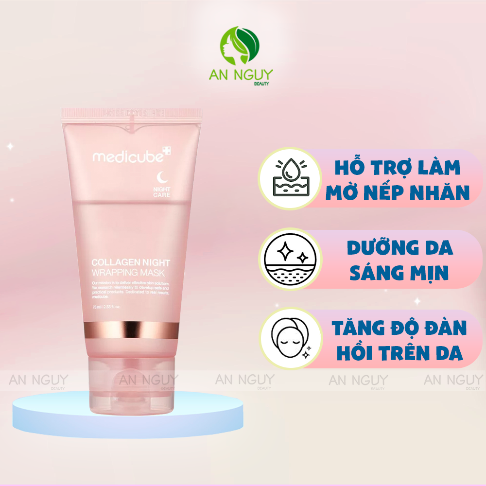 Mặt Nạ Ngủ Dạng Lột Medicube Collagen Night Wrapping Mask 75ml
