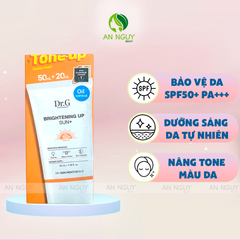 Combo 2 Kem Chống Nắng Dr.G Brightening Up Sun+ SPF50+ PA+++ Nâng Tông Da 50ml + 20ml