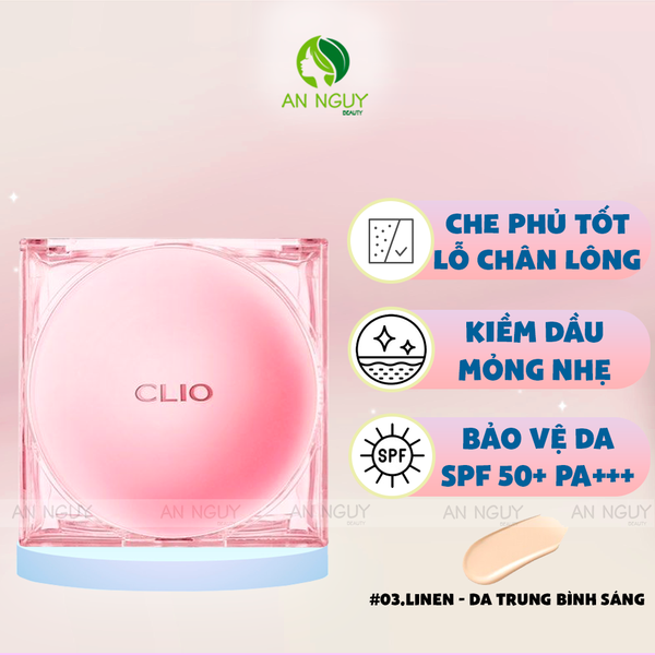 Phấn Nước Clio Kill Cover The New Founwear Cushion Every Fruit Grocery Collection 15gx2 (Kèm Lõi)