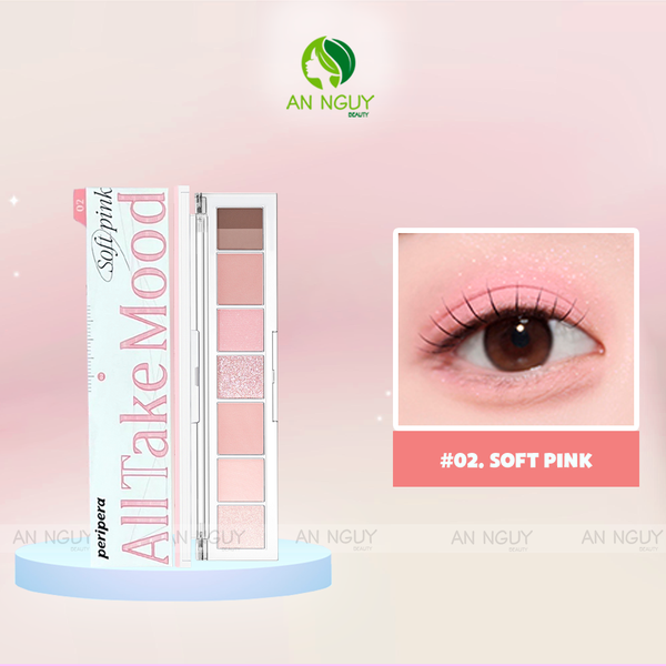 Phấn Mắt 8 Màu Peripera All Take Mood Palette