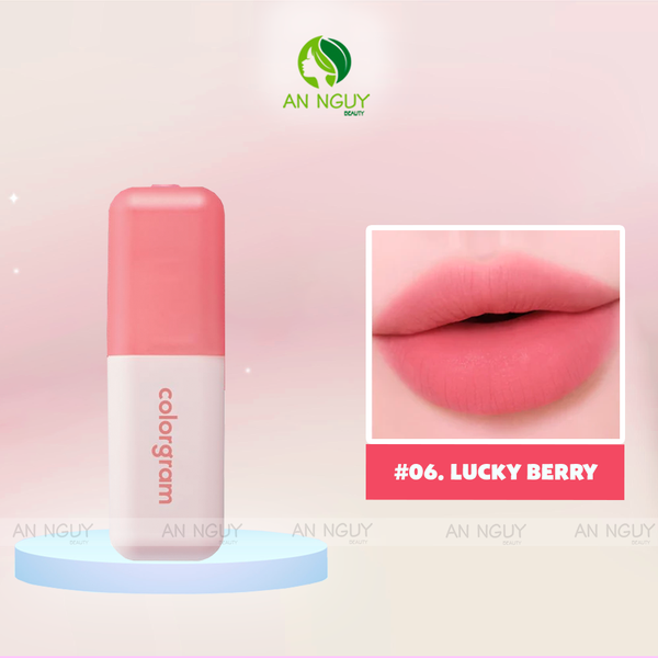 Son Kem Colorgram Nude Blur Tint 5g #06 Lucky Berry