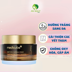 Kem Dưỡng Medicube Deep Vita C Capsule Cream Sáng Da, Mờ Thâm 55g