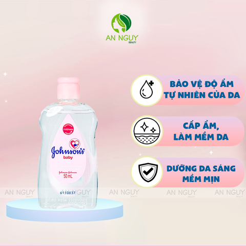 Dầu Johnson's Baby Massage & Dưỡng Ẩm