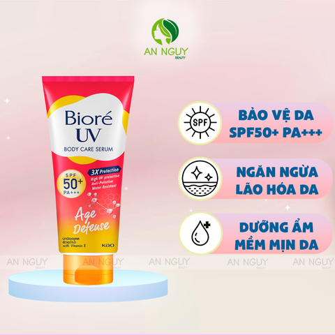 Serum Chống Nắng Bioré UV Body Care Serum SPF50+/PA+++ Bảo Vệ Da, Dưỡng Ẩm