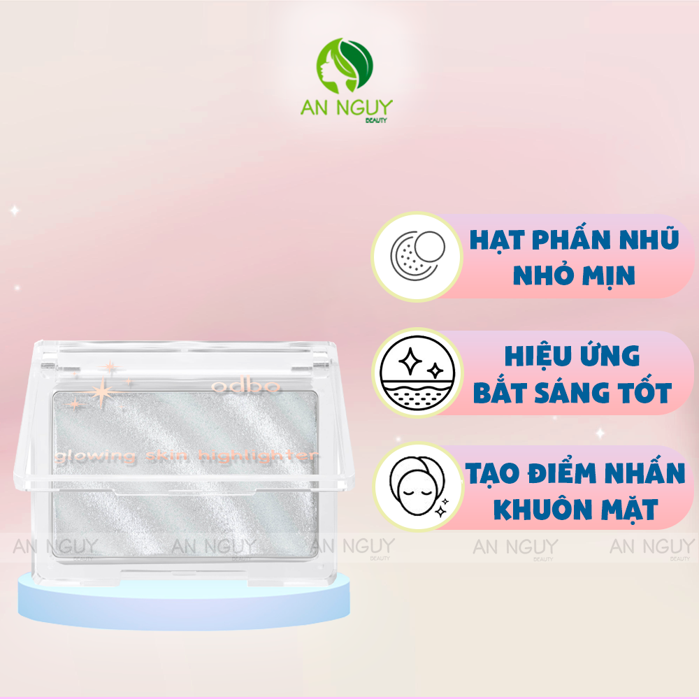 Phấn Bắt Sáng Odbo Glowing Skin Highlight 4.5g