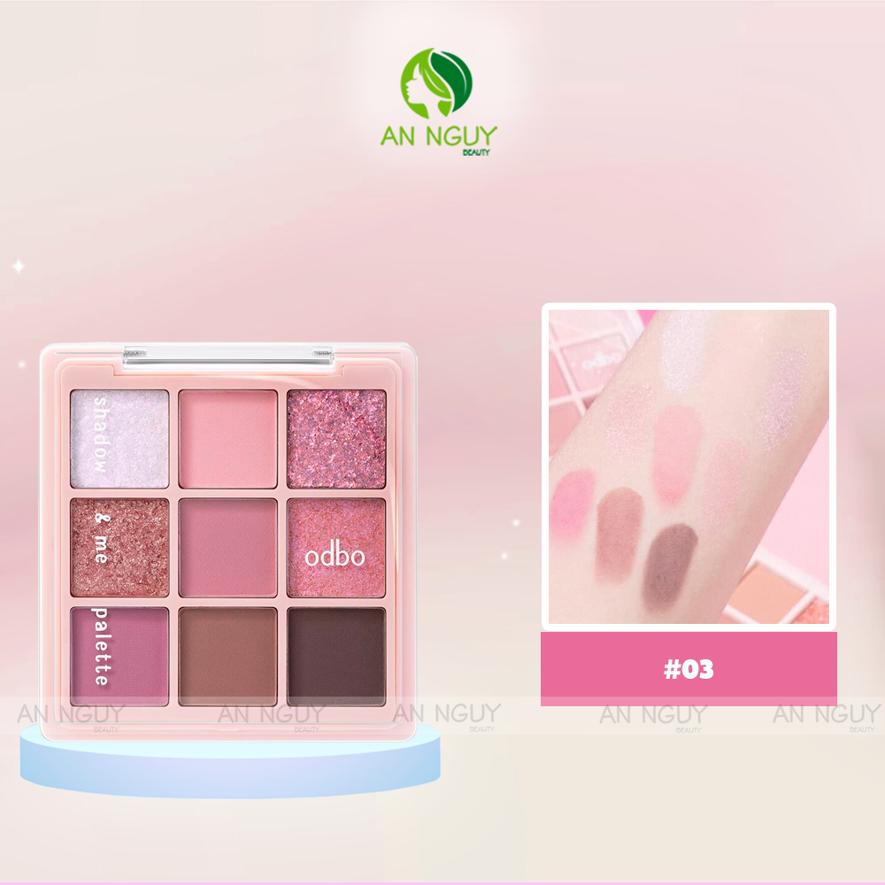 Bảng Phấn Mắt 9 Ô Odbo Shadow & Me Eye Palette 6.5g