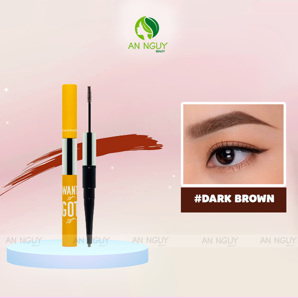 Chì Kẻ Mày 2 Đầu Lemonade Want It Got It Dual Eyebrow (2g + 2ml)