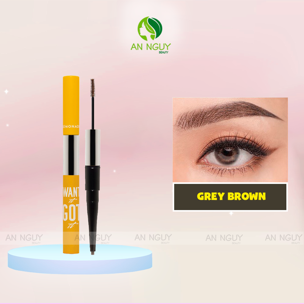 Chì Kẻ Mày 2 Đầu Lemonade Want It Got It Dual Eyebrow (2g + 2ml)