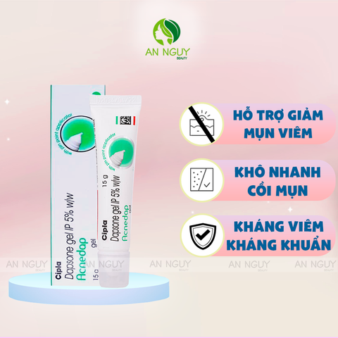 Gel Trị Mụn Acnedap Cipla Dapsone Gel 15g